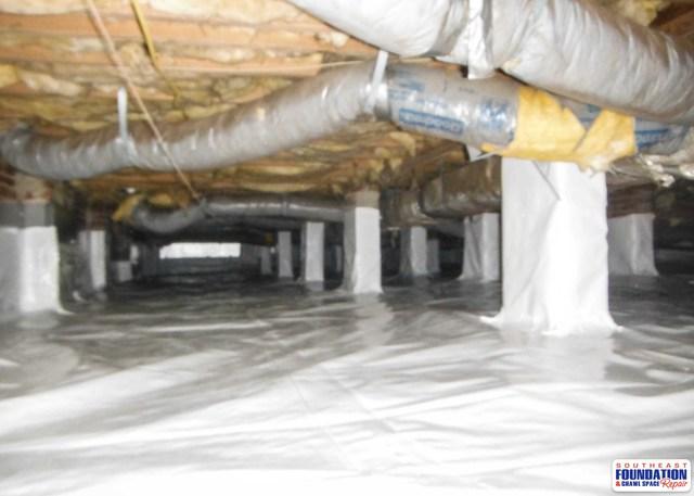 Crawl Space Clean Up