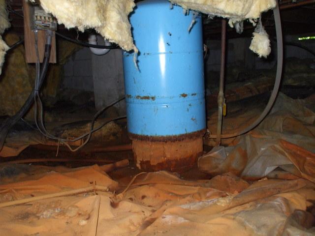 Extreme Moisture Affecting Water Tank