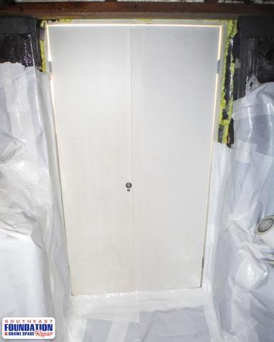 Custom Crawl Space Door