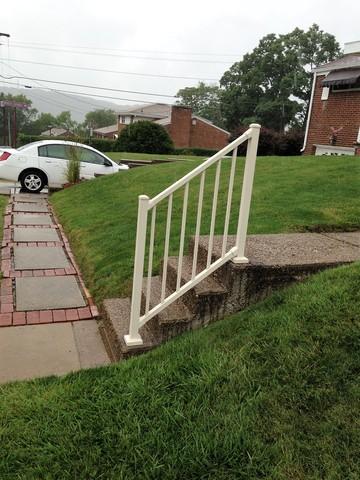 Stair Railing Installation in Bade, Pa