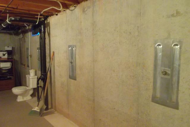 Foundation Wall Repair with Anchors at Home in Oshkosh, WI