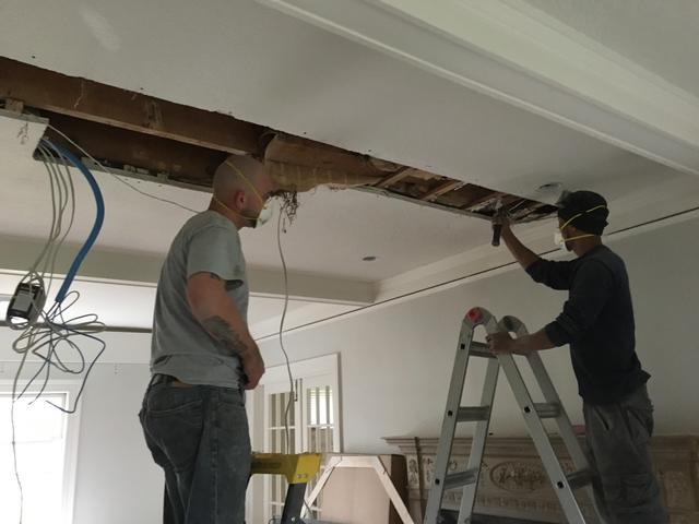 Projector ceiling work