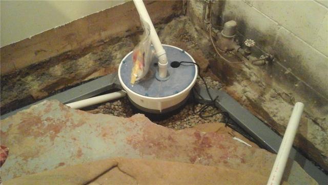 Super Sump Discharges Water Efficiently