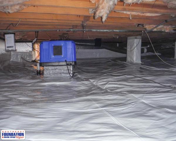 Sump Pump and Dehumidifier