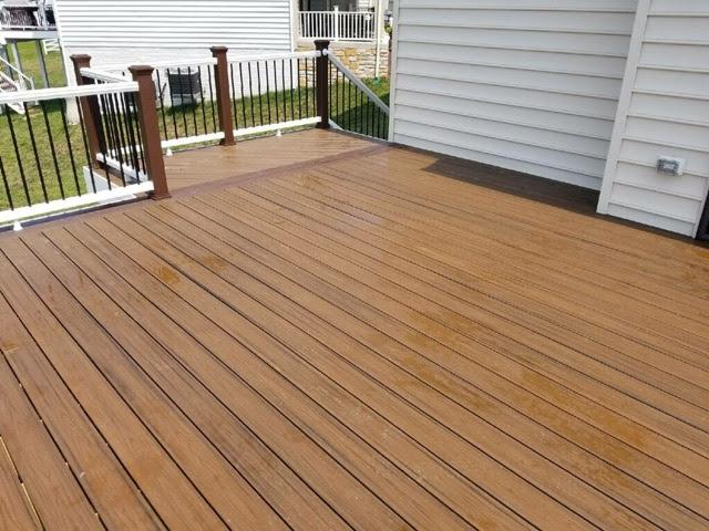 TREX no maintenance decking installed in Round Hill