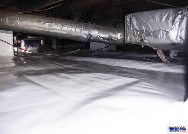 By installing the CleanSpace Encapsulation System we are able to save the homeowner 15-20% on their energy cost, by trapping the "bought" air from escaping out of the crawl space into the open environment.