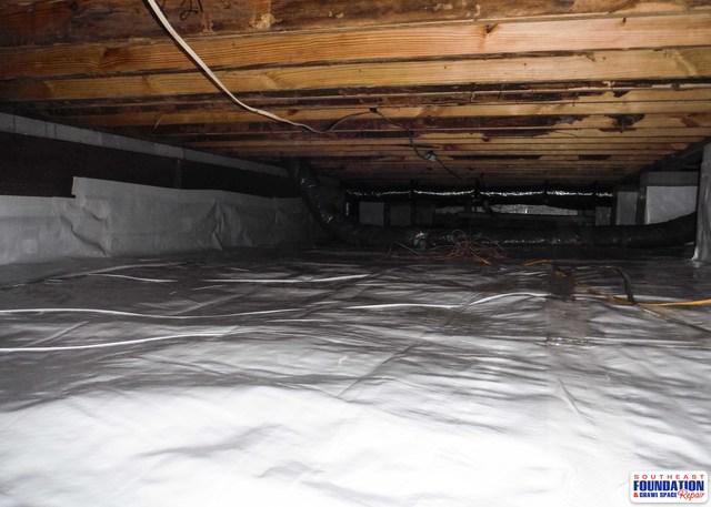 Fully Encapsulatied Crawl Space