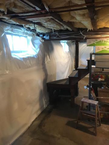 Vapor Barrier on the Walls