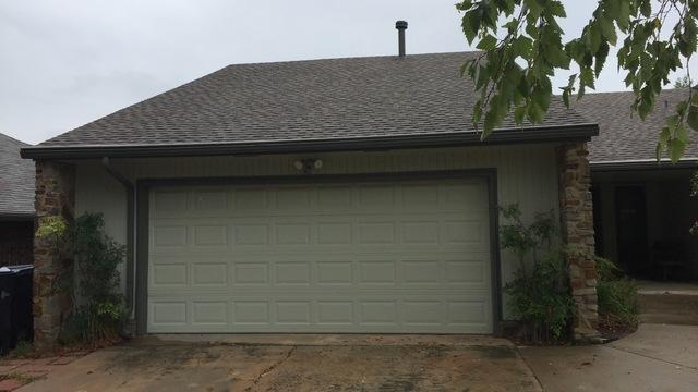 Garage pic after re-roofing & gutters.