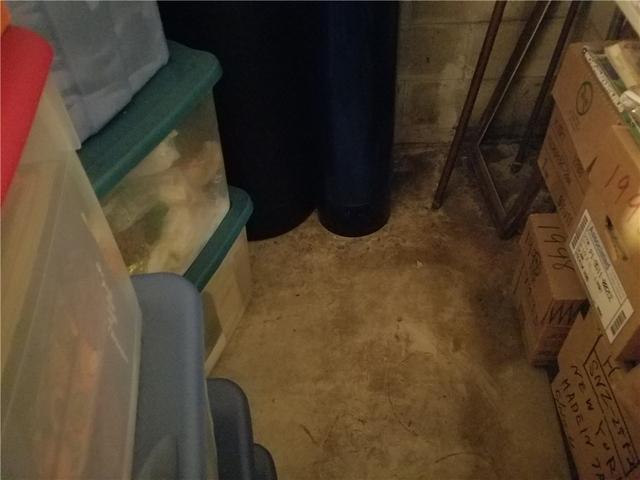 Staining from Water Damage on Floor