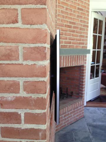 Brick Wall Close Up- Hidden Wires