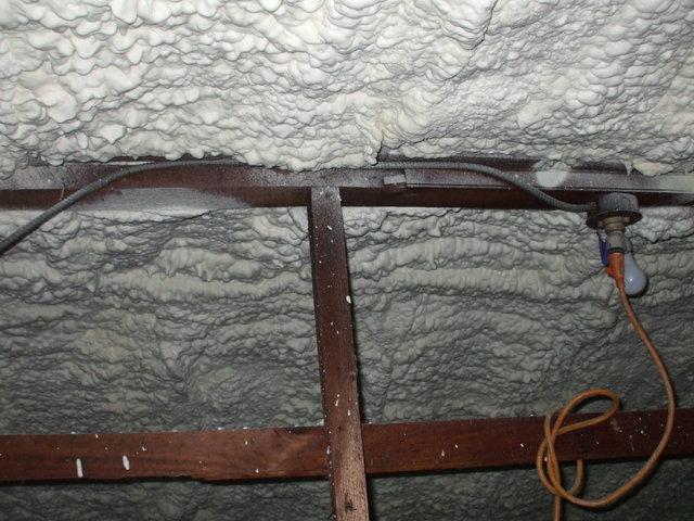 Foam surrounding a Beam