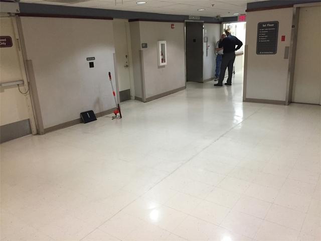 Key Elevator Hallway in Nanticoke Memorial Hospital in Seaford, DE