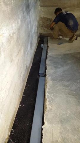 WaterGuard Installation in Progress