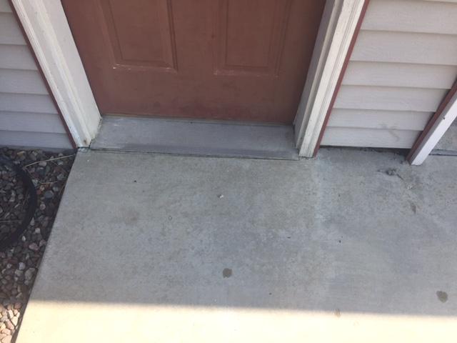 Tripping hazard GONE!