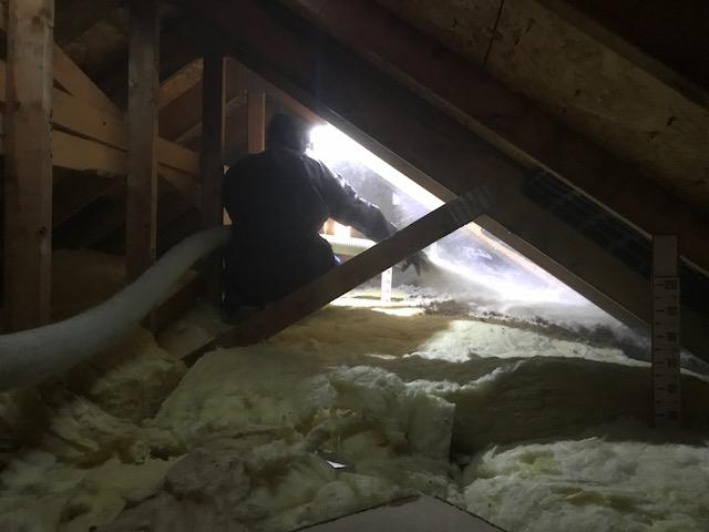 During - Blown in Insulation Photo 1