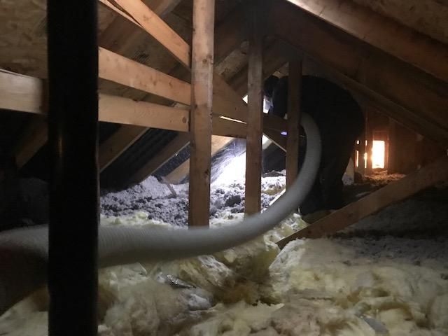 During - Blown in Insulation Photo 2