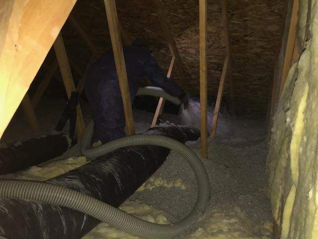 During - Blown in Insulation Photo 3