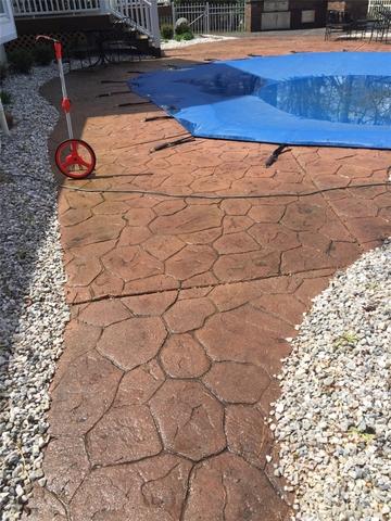 Tripping Hazards are Possible when Concrete Sinks on a Pool Deck like this one in Waldorf, MD