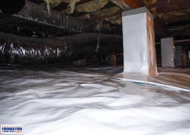Sealing off the Crawl Space