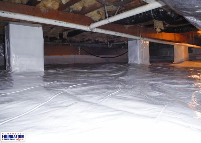Completed Crawl Space