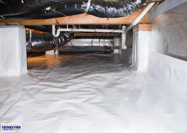 Completed Crawl Space