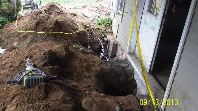 Excavation  Under Deck