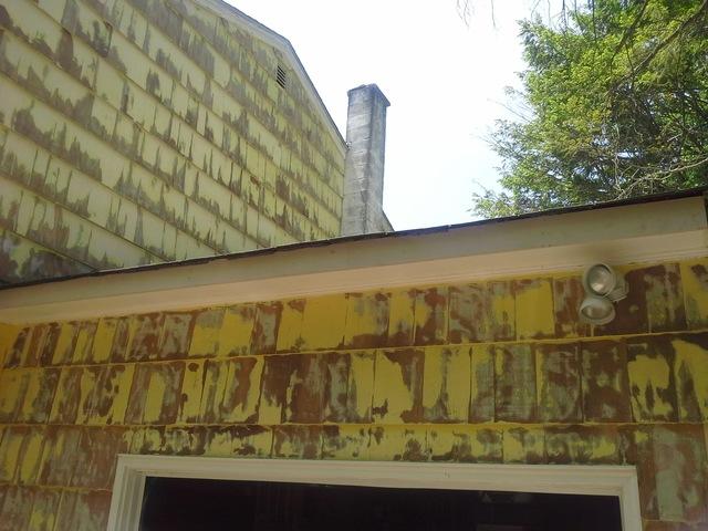 After power-washing