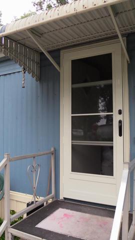 Check out the new storm door on the front of this Slatington home... looking good