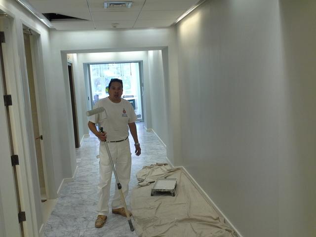Alvarez & Marsal hallway painting