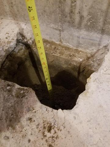 Sump Hole