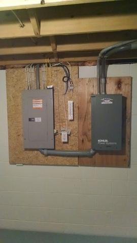 16 circuit transferswitch Installation