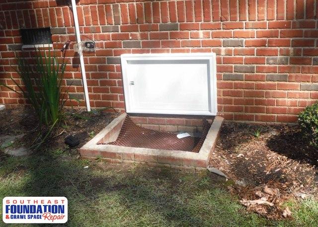 Custom Crawl Space Door