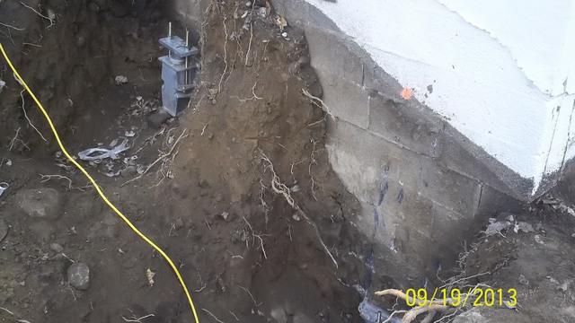 Push piers installed in Woodbridge CT