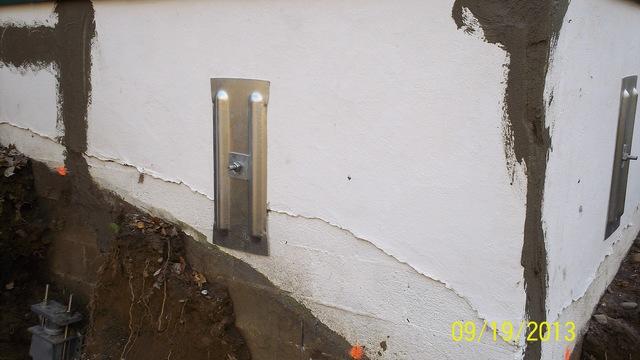 Wall anchors installed in Woodbridge CT