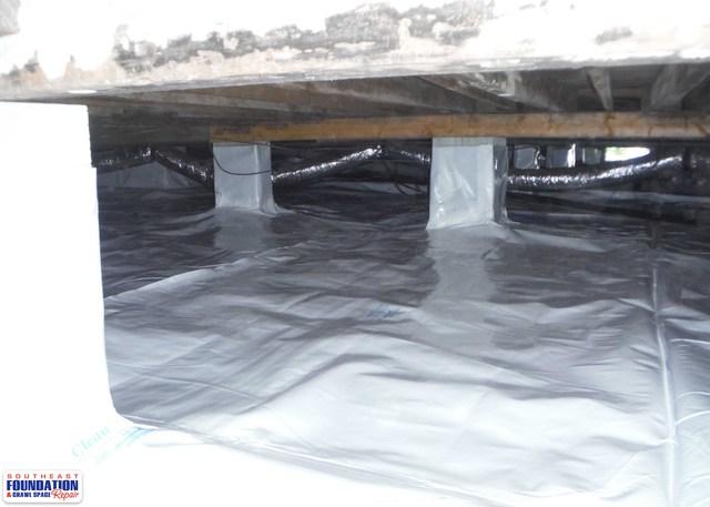 Sealing off the Crawl Space