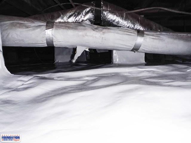 The CleanSpace Encapsulation System makes the crawl space a useful part of the home by allowing the crawl space to be transformed into additional storage.