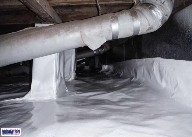 By installing the CleanSpace Encapsulation System we are able to transform the crawl space into extra storage.