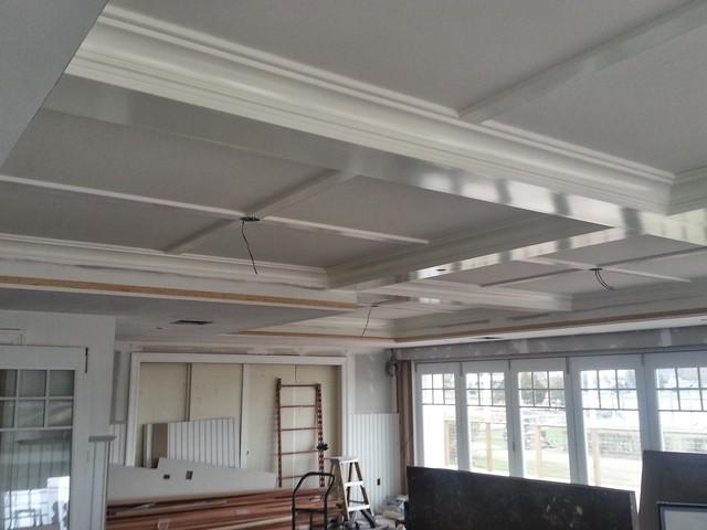 Restaurant ceiling painting after 