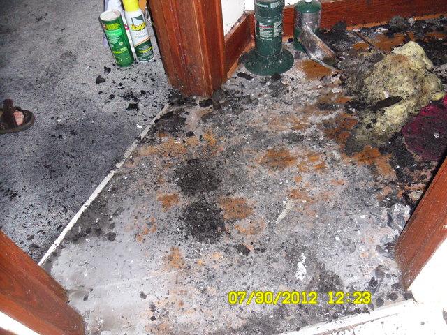 Evidence of Fire Damage in Bethel