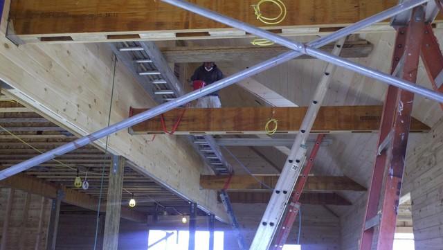 Stable area walls Before/During