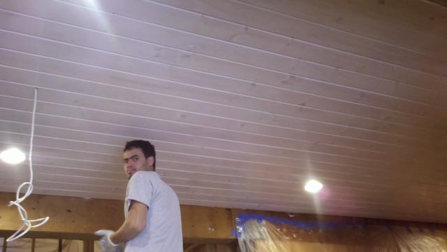 Staining of ceiling during