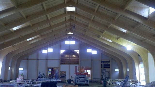 Indoor Horse Riding rink during