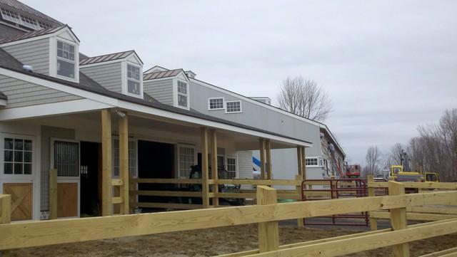 Outside of the Horse Barn