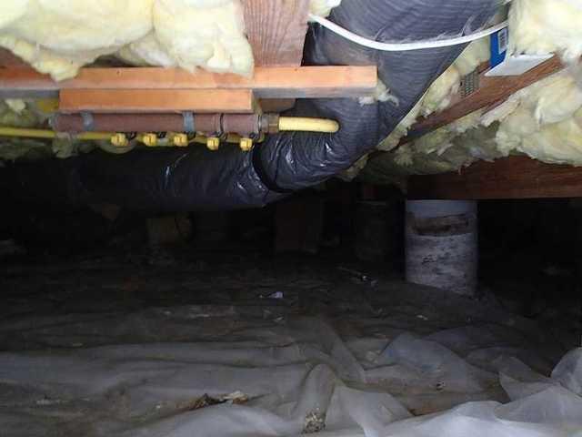 A Rough Looking Crawl Space in Ocean View, DE
