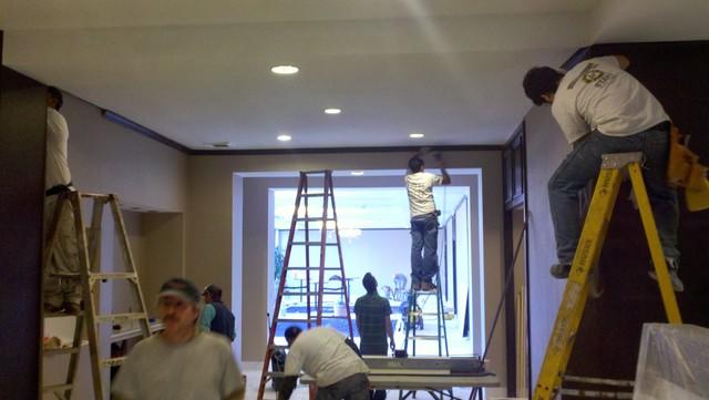 Lobby Wallpaper Installation During Danbury CT