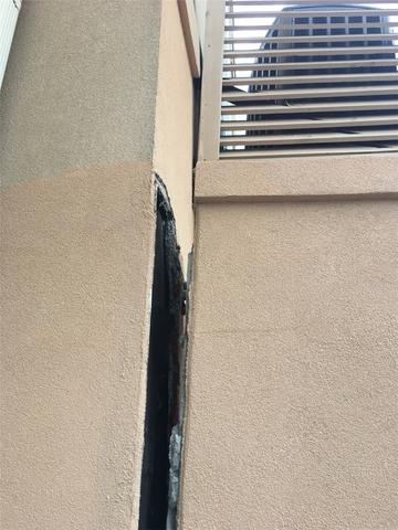 Wall Separating from Building