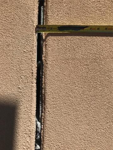 Wall After Helical Piers are Installed