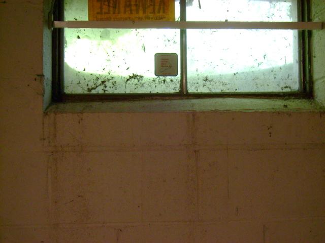 <p>While windows can be a great source of natural light, this basement window in Redding, CT is old, leaky, and dirty. The window lets air escape from this house, reducing energy efficiency.</p>