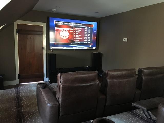 Home Theater Room Installed in New Canaan, CT